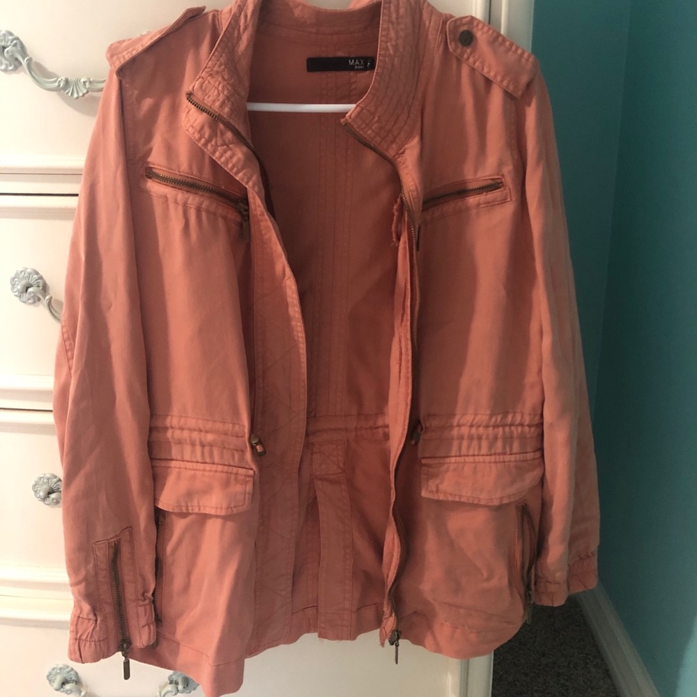 Max Jeans salmon colored jacket